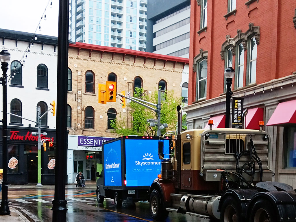 Grow More Campaign at Downtown Kitchener for Skyscanner