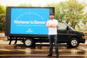 Exciting Highlights from Our Skyscanner Campaign at Downtown Kitchener!