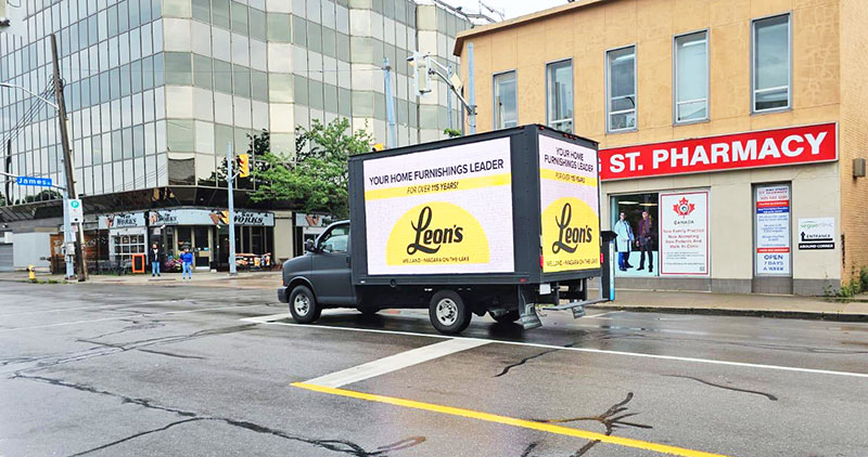 Leons Furniture Store Campaign at St. Catharines - Niagara Falls.