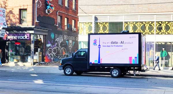 A Dynamic Day for Plotly: LED Truck Campaign in the Heart of Toronto