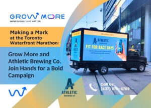 Making a Mark at the Toronto Waterfront Marathon: Grow More and Athletic Brewing Co. Join Hands for a Bold Campaign