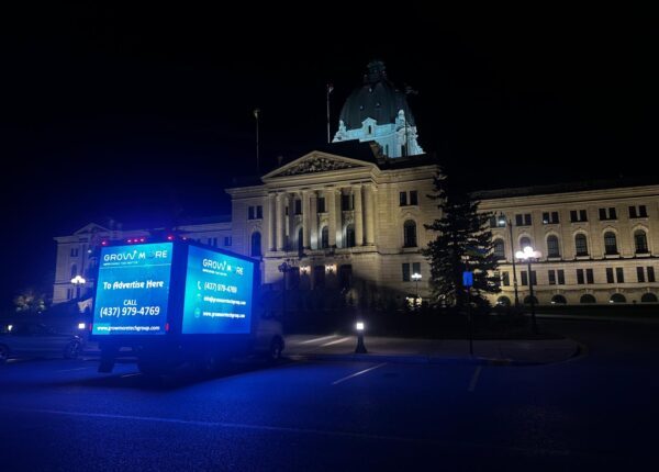 Political Campaign with Grow More Mobile Billboard