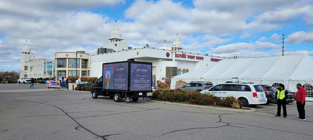 Brampton Video LED media truck