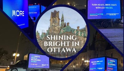 shining bright in Canada with mobile led truck