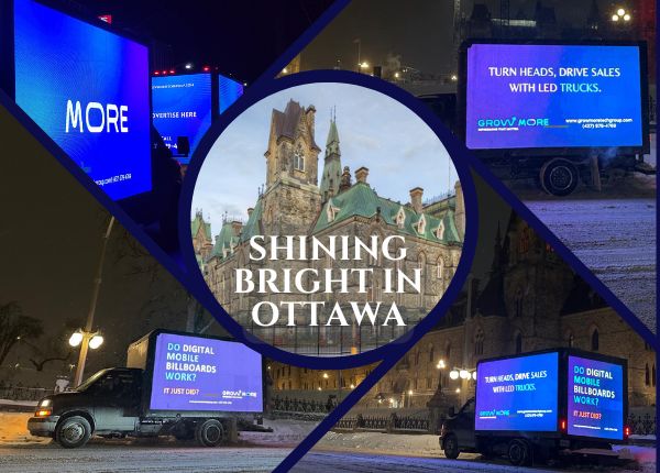 shining bright in Canada with mobile led truck