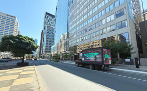 Route planning for mobile advertising in Canada