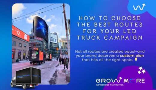 How to Choose the Best Routes for Your Digital LED Billboard Campaign in Canada