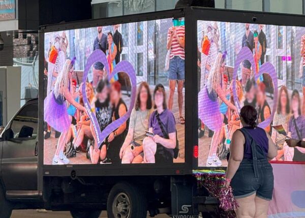 rogers pride parade edmonton led truck live streaming campaign
