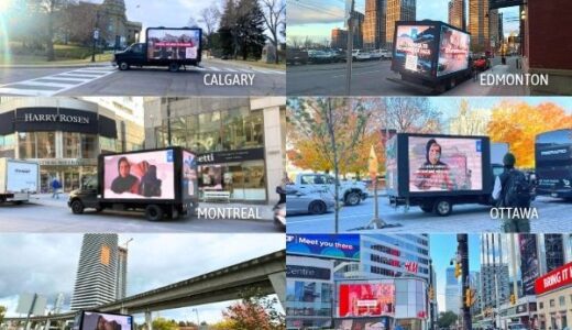 Islamic Relief Canada Nationwide LED truck Campaign