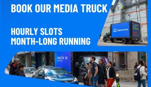 monthly booking media truck
