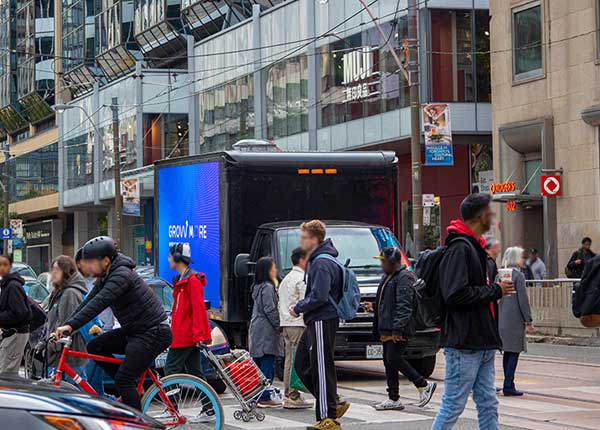 mobile led billboard advertising partner canada