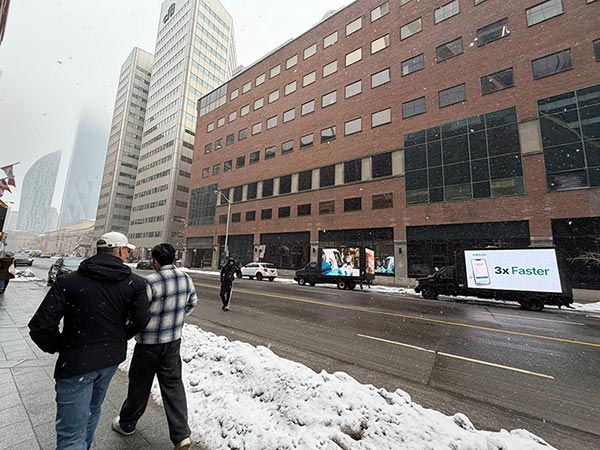 digital truck campaign toronto