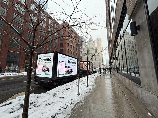 digital truck campaign toronto