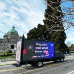 media truck campaign at victoria bc