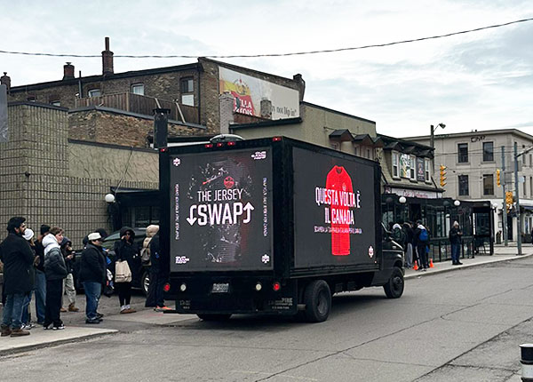 The jersey swap canada soccer game