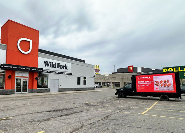 Wild Fork Media truck campaign at Whitby