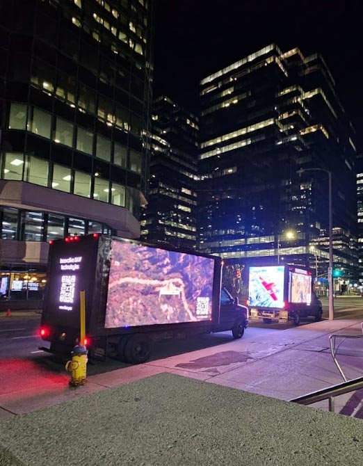fixar autonomous drones and systems grow more media truck campaign in ottawa