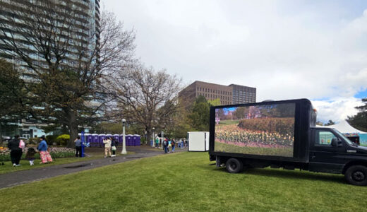Ottawa Tulip Festival Mobile Billboards Grow More Campaign