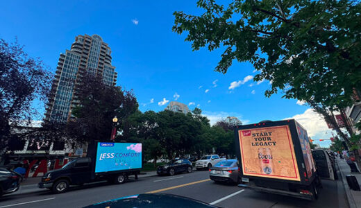 canada summer events mobile billboard advertising