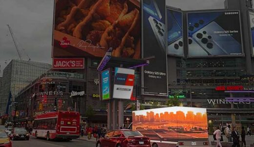 3D mobile billboard advertising truck