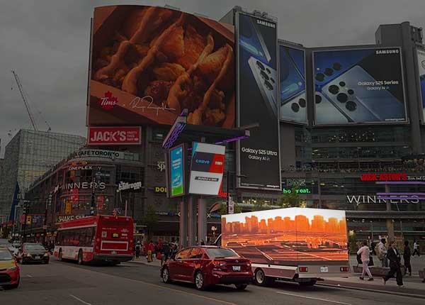 3D mobile billboard advertising truck