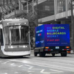 Bezel-less LED display truck by Grow More