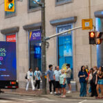 Frameless anamorphic LED truck in Toronto