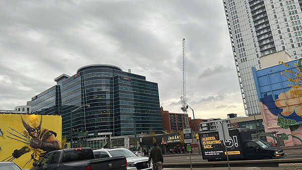 strategic campaign with media truck in calgary